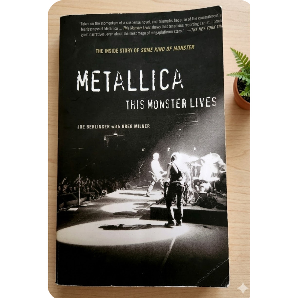 Metallica This Monster Lives HC 1st Edition St Martins DJ Very Good Book